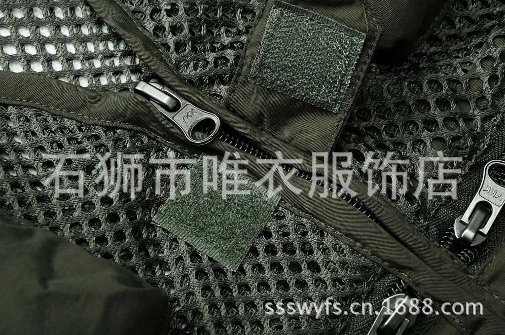 New Style Vest Nianjeep/NIANJEEP Waistcoat Quick-Dry Mesh Multi-pocket Photography Fishing Large Size Vest