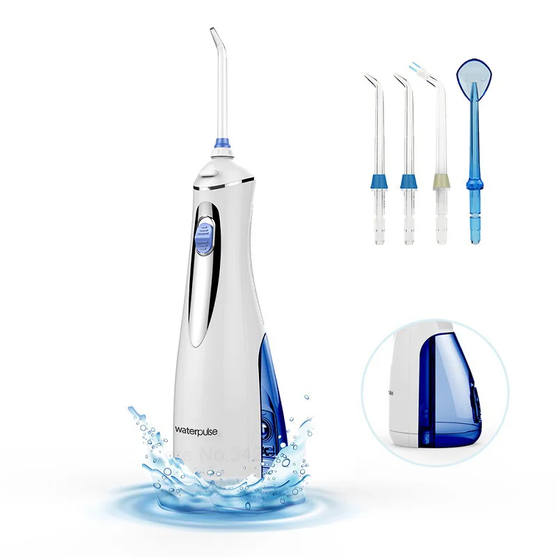 Ирригатор полости рта Waterpulse V400 портативный беспроводной ирригатор для