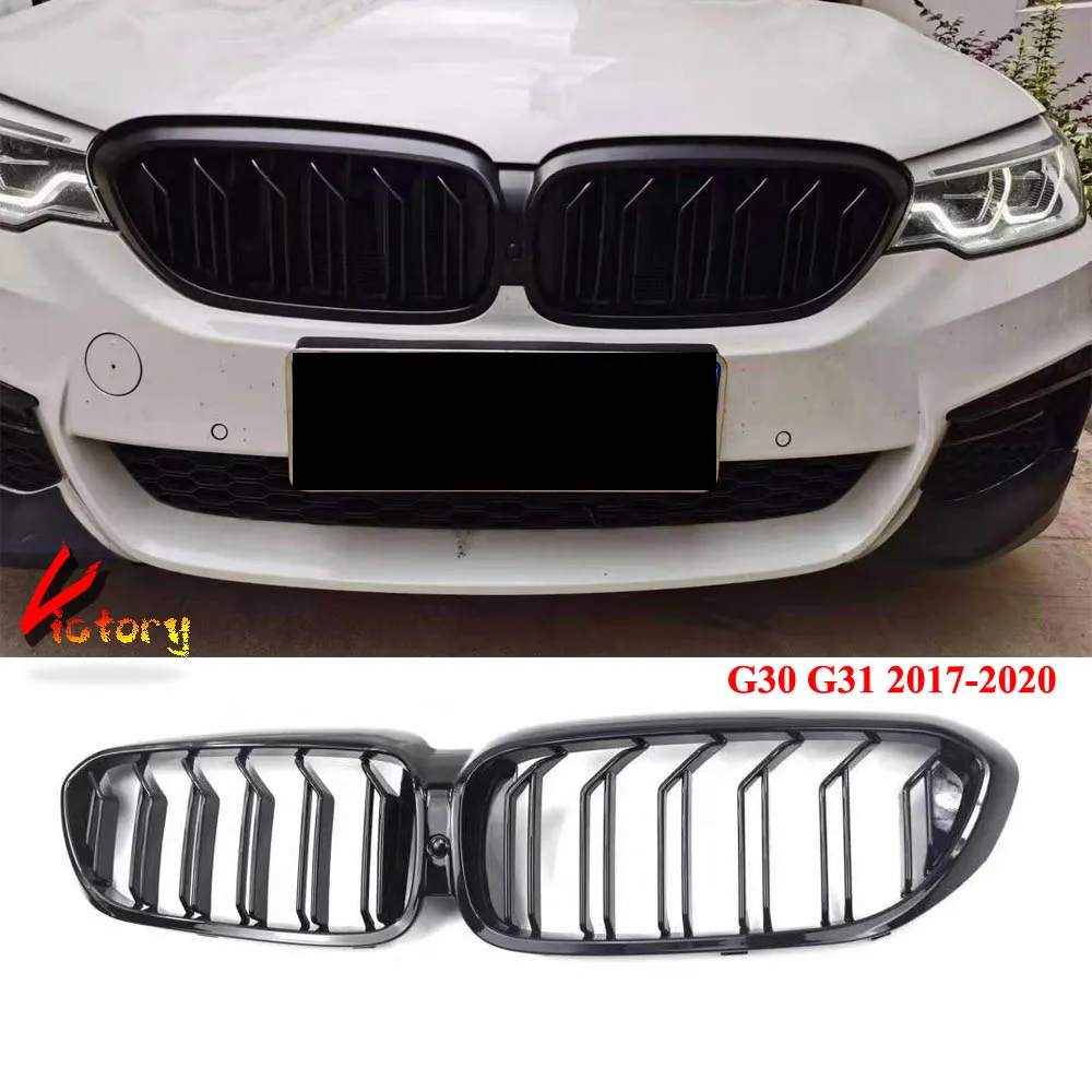 

Новая решетка для гонок для BMW 5 серии G30 G31 525i 530i 540i 2017-2020, глянцевая черная ABS линия