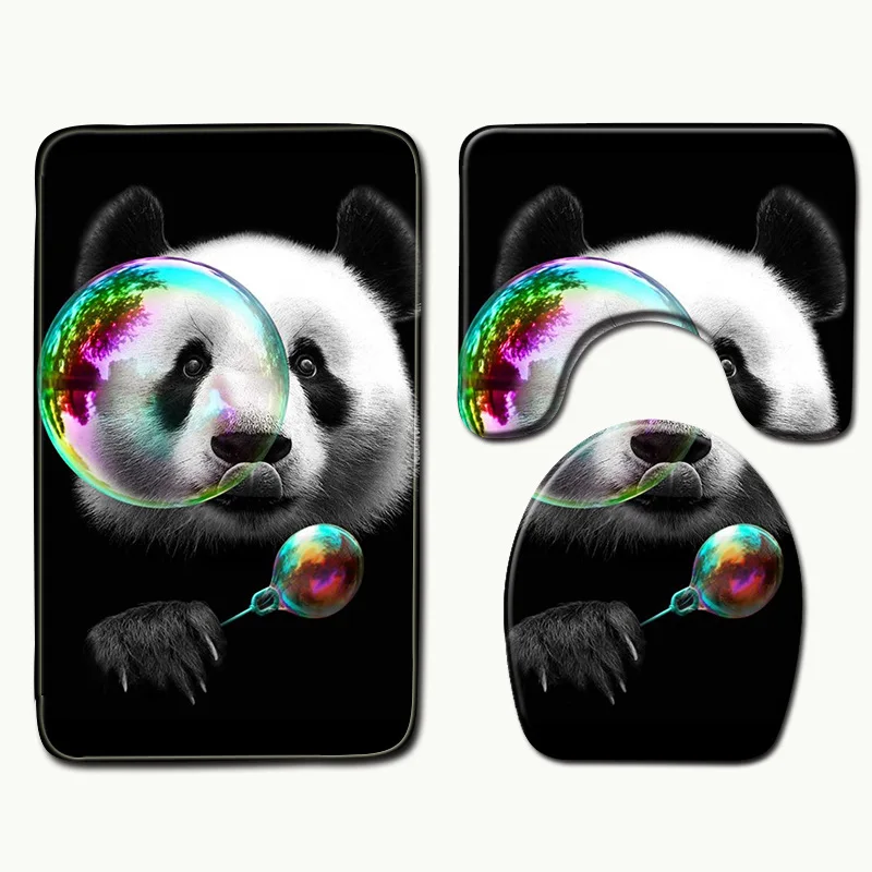 Zeegle 3D Scenic Memory пена коврик для ванной комплект нескользящий Туалет коврики для ванной комнаты Туалет ковер домашний Декор коврик для душа - Цвет: l19033129