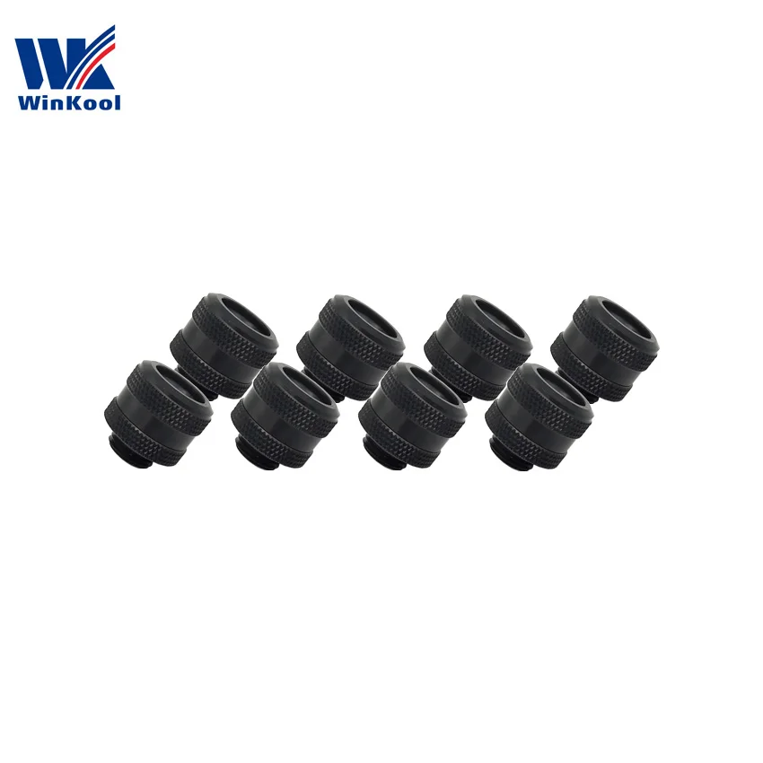 8pcs WinKool водяное охлаждение G1/" OD 14 мм жесткие трубки компрессионные фитинги мульти-Ссылка адаптер 4 уплотнительные кольца 8 шт./лот - Цвет лезвия: 8pcs
