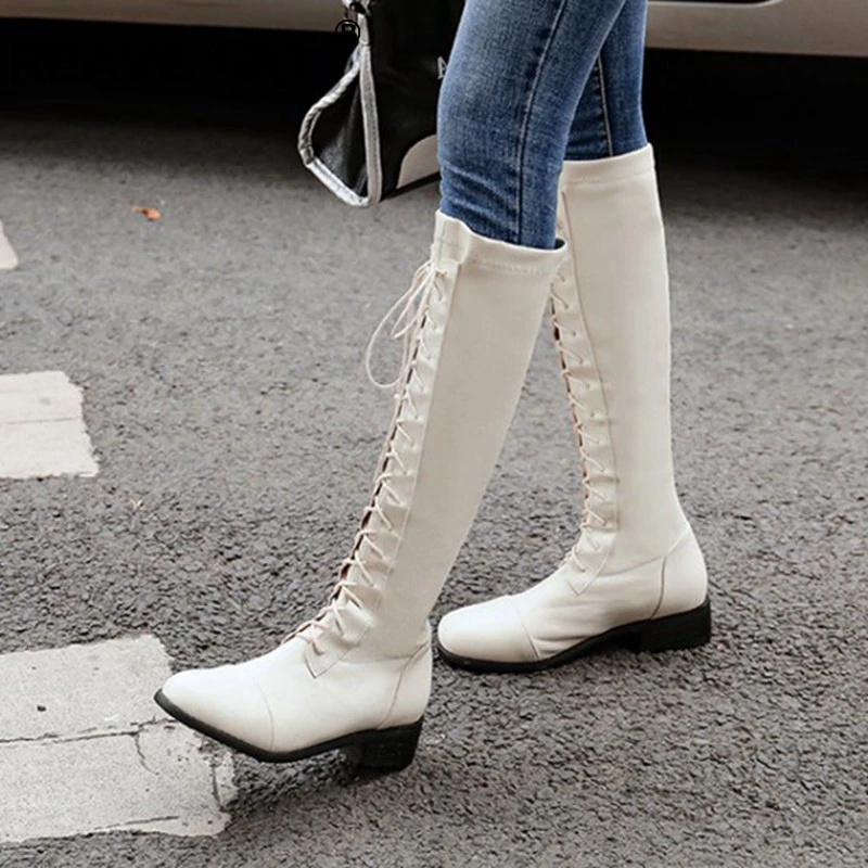 womens black knee high boots size 9
