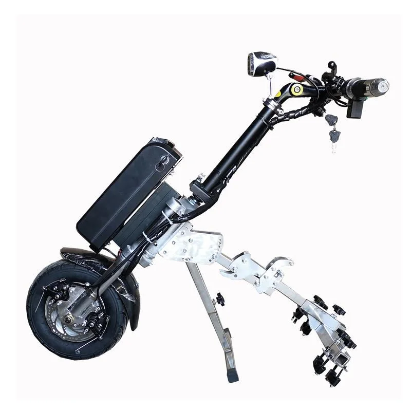 48v500w with battery 48v 500w Electric Handcycle Folding Wheelchair Attachment Hand Cycle Bike WheelChair Conversion Kits - Цвет: 48v500w with battery