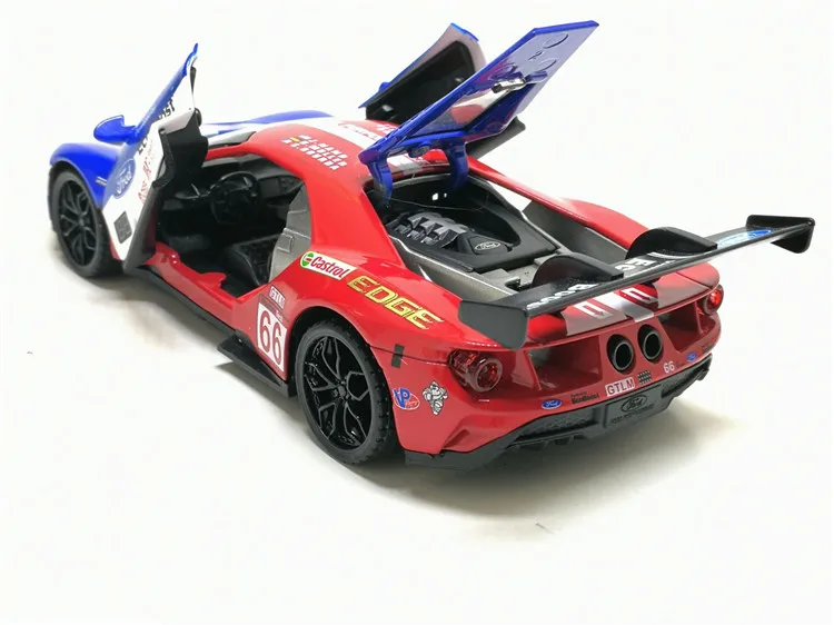 1/32 GT Супер спортивный автомобиль литье под давлением модель игрушечного автомобиля моделирование звук и светильник для детских игрушек
