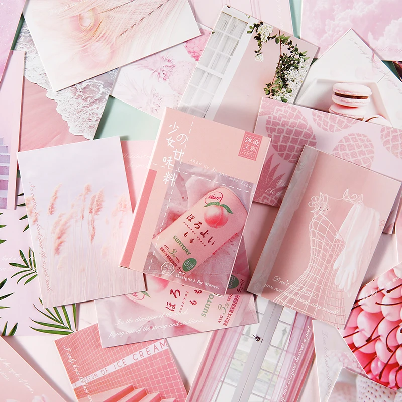 28 Sheets/Set Happy Summer Lomo Card Mini Postcard Creative INS Style Greeting Cards Gift Stationery afbeelding