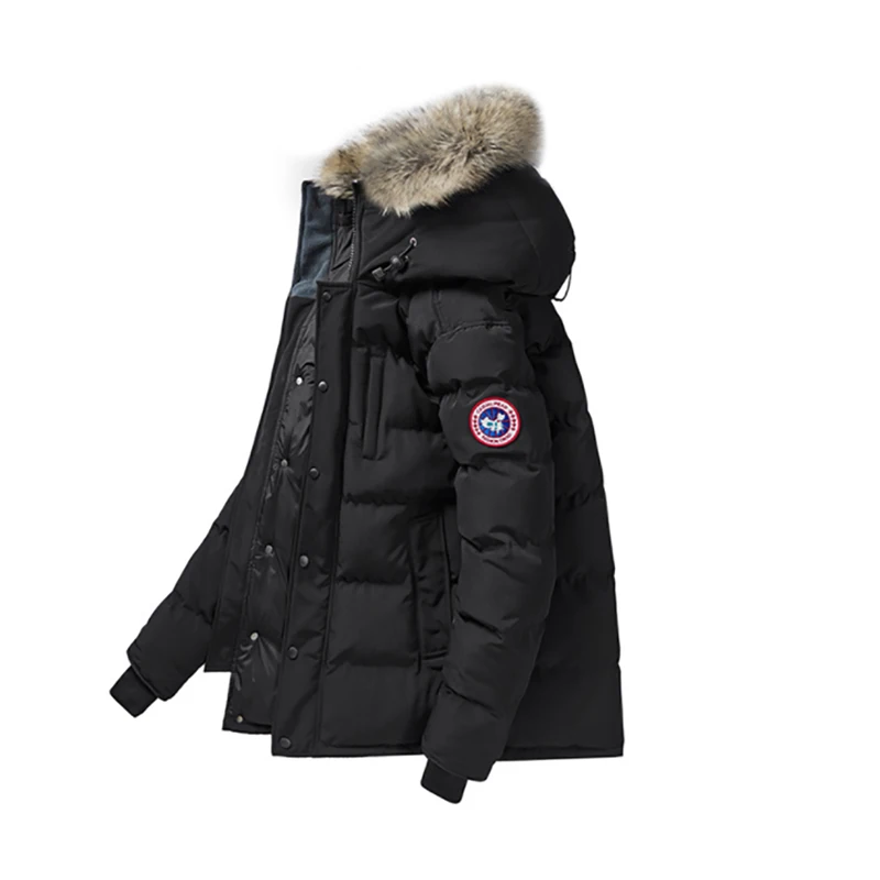 Мужская зимняя куртка размера плюс 6XL 7XL 8XL, Толстая теплая парка с капюшоном, мужская хлопковая куртка с несколькими карманами, мужская зимняя куртка, новинка