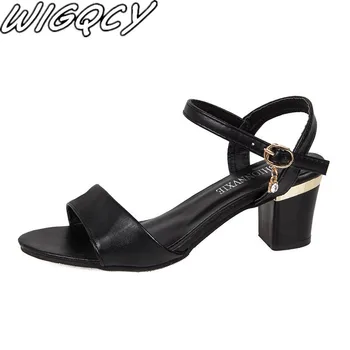 

2020 hot new high heels sandals solid Shallow Leisure outdoor sexy high-heeled sandals platform sandals zapatos de mujer PU