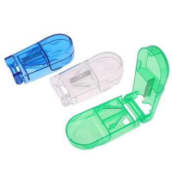 

Pill Case Folding Vitamin Medicine Drug 4 Colors Pill Box Case Organizer Tablet Container Cutting Drugs