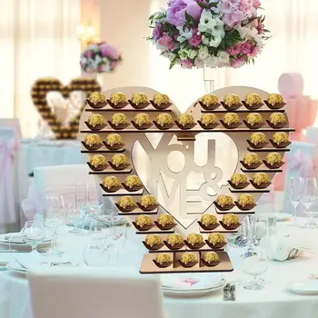 

Wooden Plywood Economic Environmental Chocolate Display Stand Display Stand Chocolate Frame Desktop Decoration Home Food