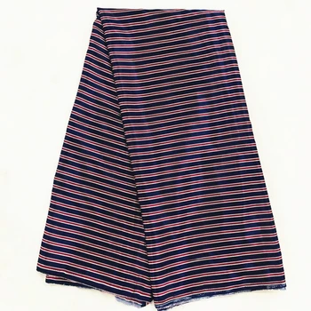 

5 yards Purple African Silk Wax Prints Fabric Soft Dress Material Satin Fabric Printed For Women Dress