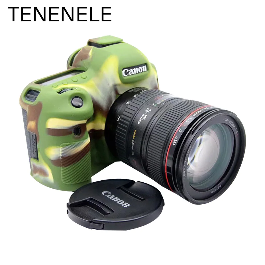 TENENELE сумки для камеры Canon EOS 5D Mark IV Мягкий силиконовый чехол цвет резиновый чехол сумка для Canon 5D4 защита для камеры аксессуар