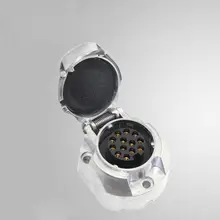 12V 13Pin караван разъемы муфты 13 контактный кабель с металлическим прицепа розетки Лодочный Прицеп запасные Запчасти