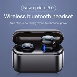 Беспроводные наушники YUNAO A2 Bluetooth 5,0 водонепроницаемые спортивные наушники зарядная коробка для зарядки телефона мини-наушники PK i12 i60