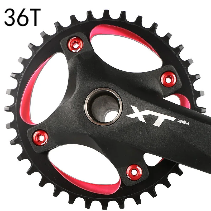 MEIJUN MTB велосипед горный велосипед цепь 34 T-38 T W/Нижний Кронштейн Cranks набор