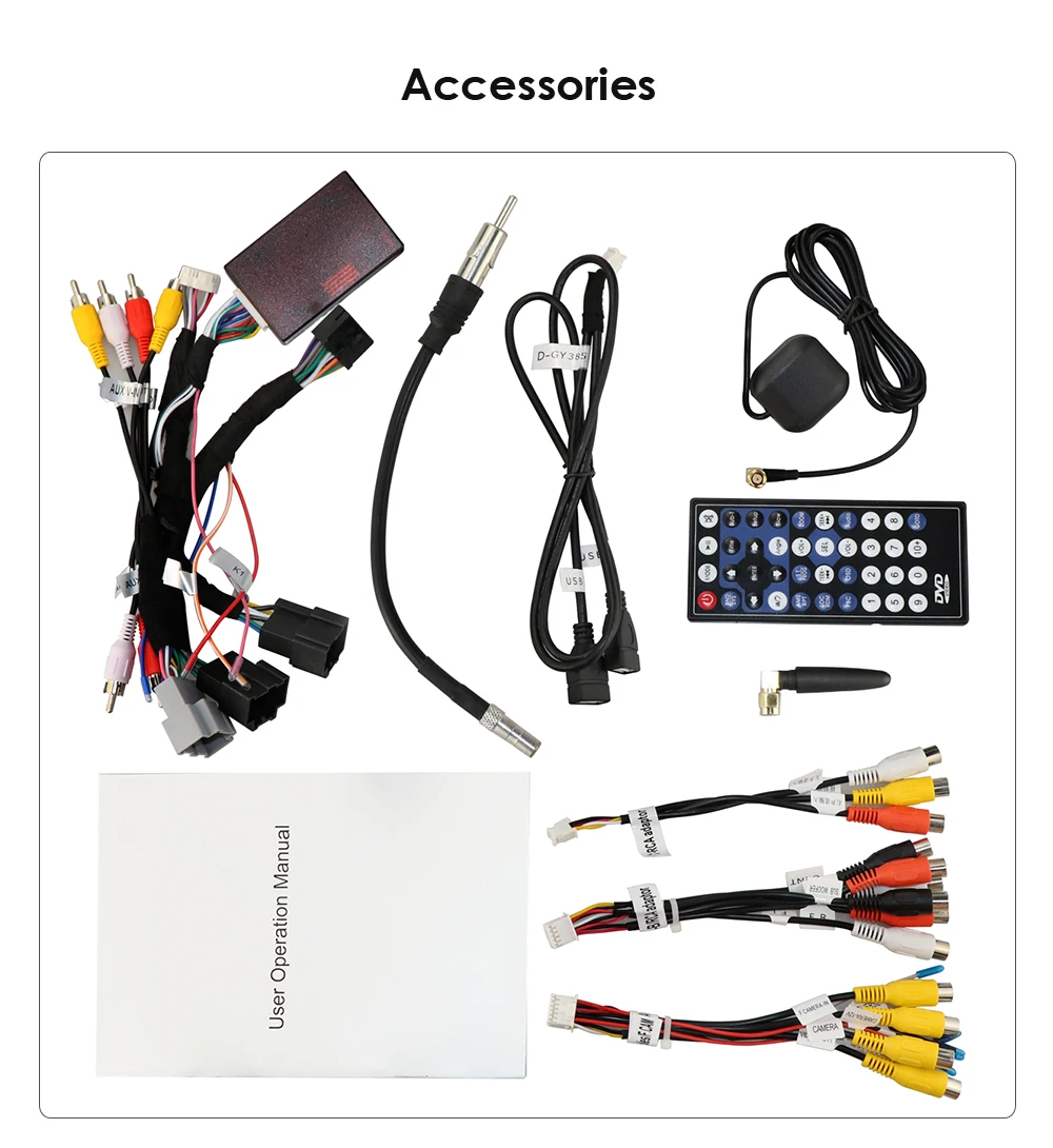 Sale Android 9.0 GPS navigation Car DVD Player For GMC Yukon Tahoe 2007-2012 multimedia 2 din radio recorder 2GB+16GB GPS WIFI EQ DSP 29