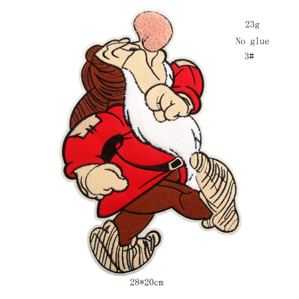 新着七人の小人刺繍パッチアップリケジーンズやバッグに縫う 1 ピース