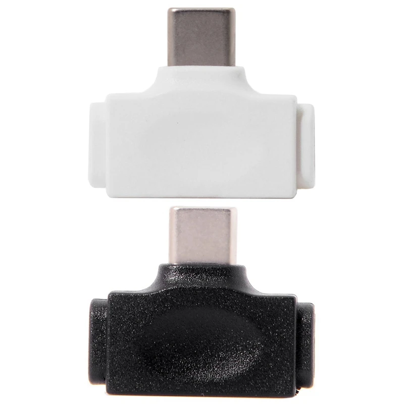 FFYY-Micro-USB 2.0& for Apple interface Female to USB 3.1 Type C Male Data Adapter 2 in 1 for Phone& Tablet