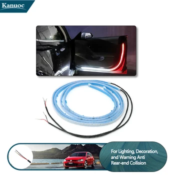 

For Mercedes Benz W202 W220 W204 W203 W210 144SMD LED Lamps Car Door Strip Lights for Lighting Warning Anti Rear-end Collision