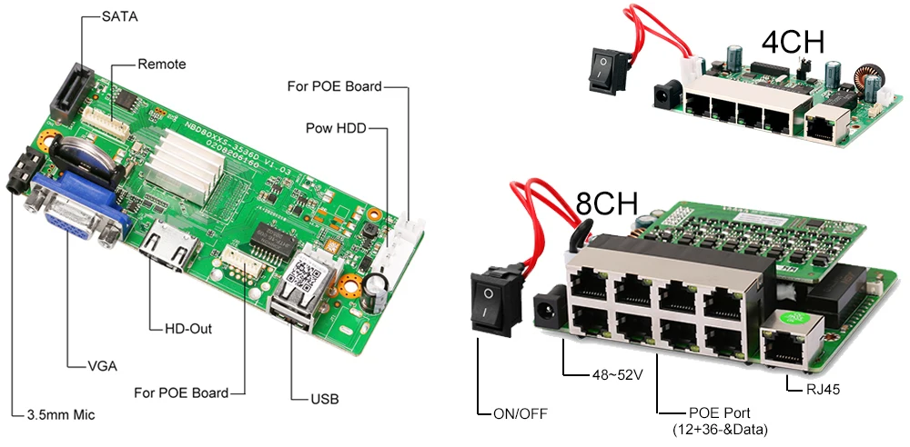 rede 1 hdd 24 7 gravação ip câmera p2p sistema