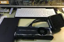 Usado evga gtx1080 ti 11g display independente desktop computador host placa gráfica usado original