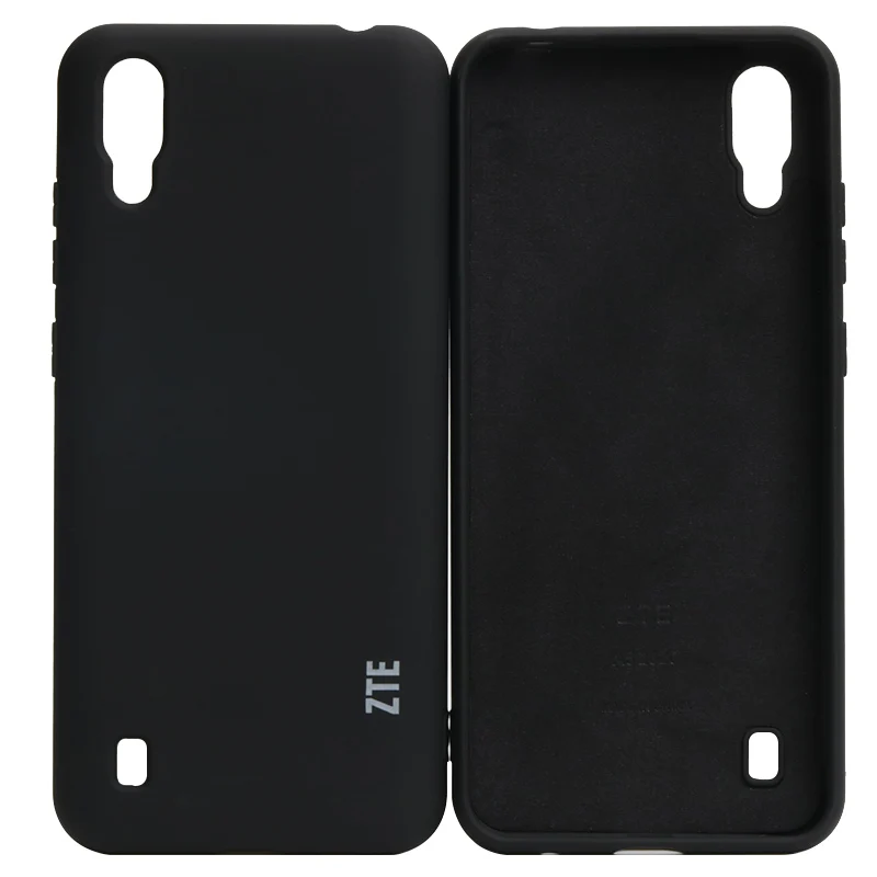 wallet phone case ZTE Blade A5 2020 Case High Quality Liquid Silicone Case Silky Soft-Touch Back Cover For ZTE A5 2020 Phone Shell cell phone lanyard pouch Cases & Covers