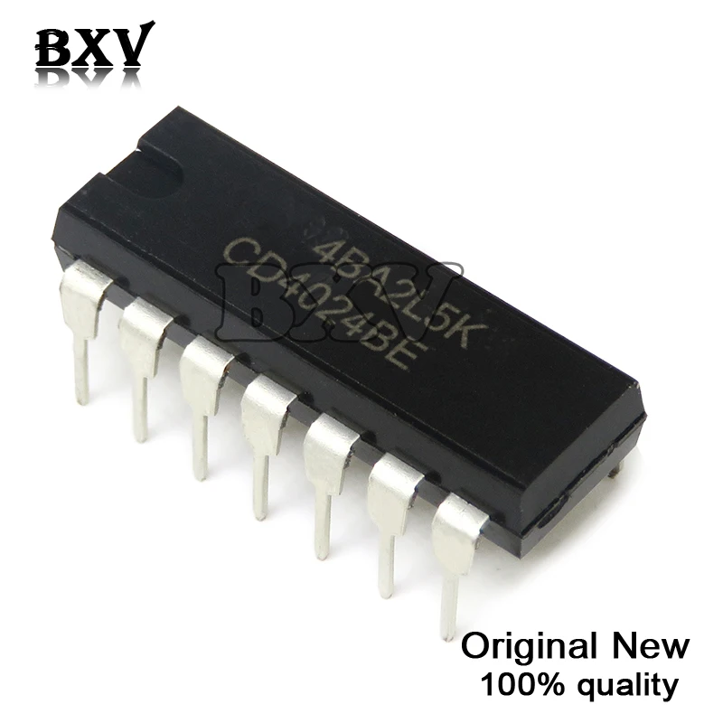 10PCS CD4024BE DIP14 CD4024 DIP-14 CD4024BD DIP IC | Электронные компоненты и принадлежности
