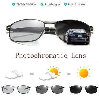 

AORON Men UV400 Fishng Polarized Photochromatic Sunglasses Outdoor Driving Transition Chameleon Lens