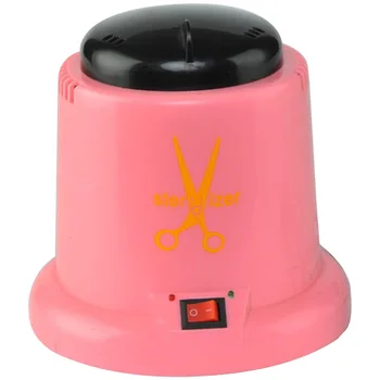 

Eu Plug Scissors Scorpion Sterilizer Nail Art Metal Tool Sterilization Box Beauty Tool Sterilizer-Pink