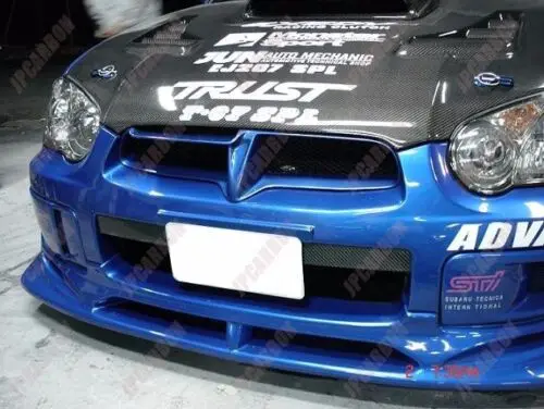 Неокрашенная Стекловолоконная Передняя решетка решетки для 2004-2005 Subaru Impreza WRX