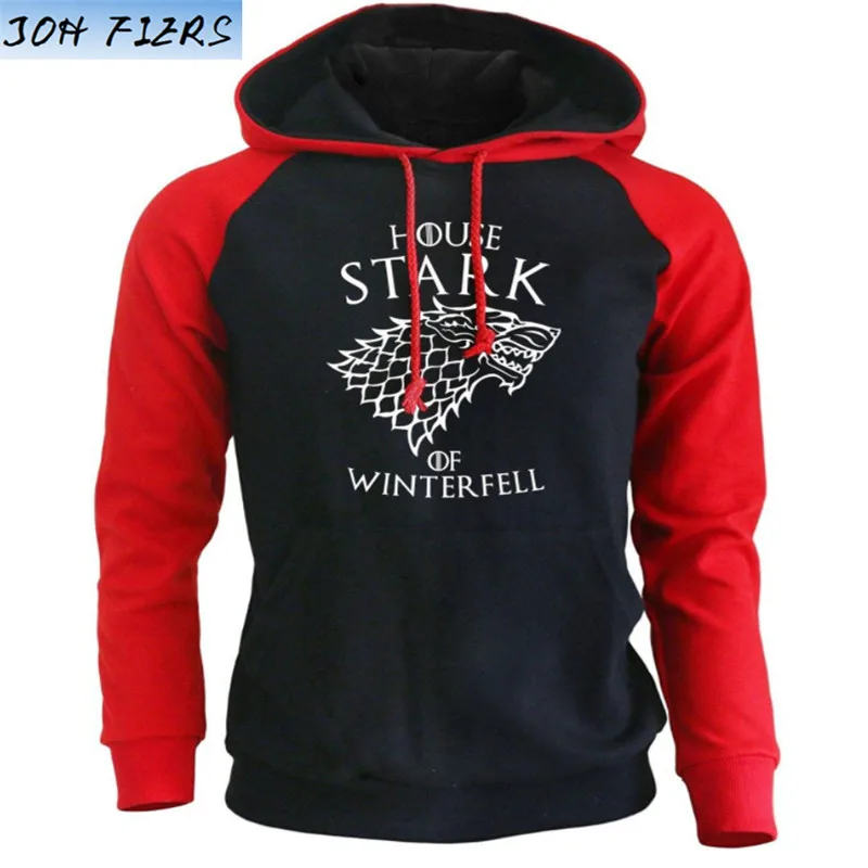 

Game Of Thrones Casual Men's Sweatshirt 2019 Spring New Hoodies HOUSE STARK OF WINTER FELL Print Pullover Harajuku Hoody For Men