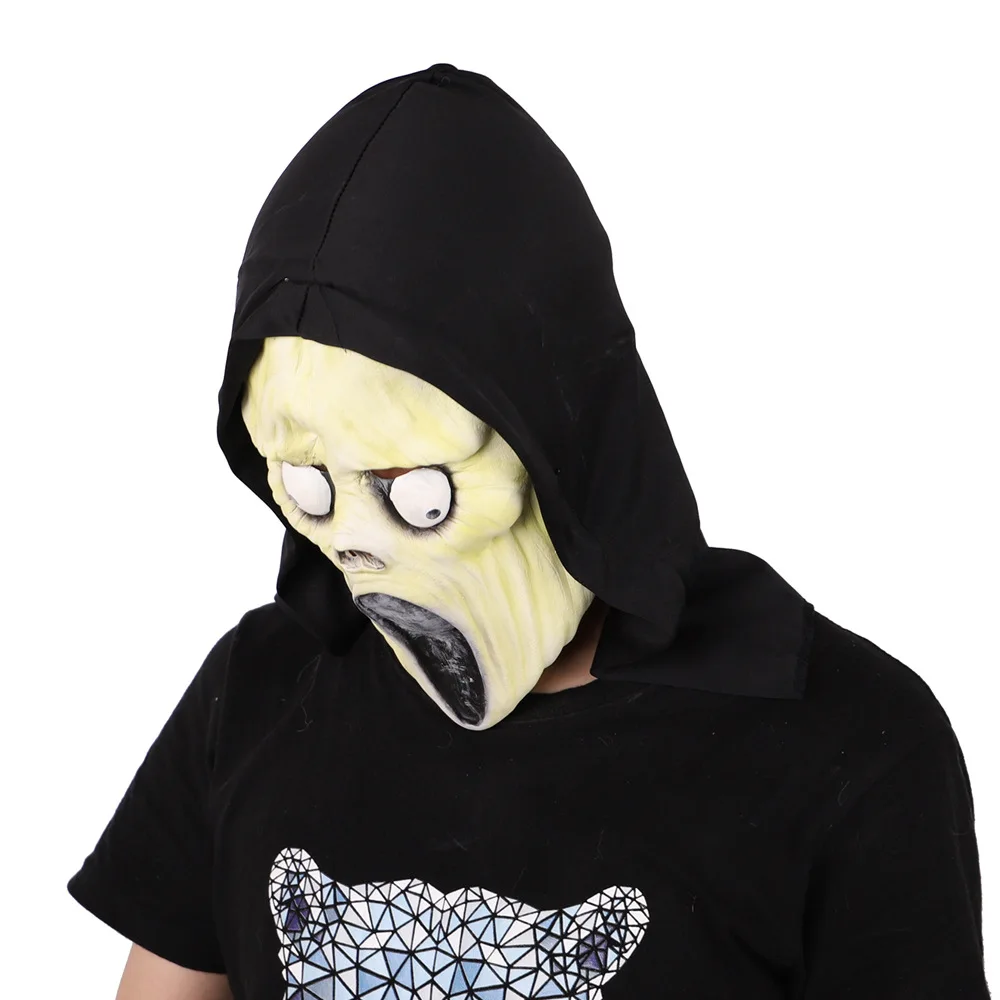 Funny Halloween Party Mask Masquerade Cosplay Costume Props Zombie Undead Latex Full Face Mask Increase Festive Atmosphere