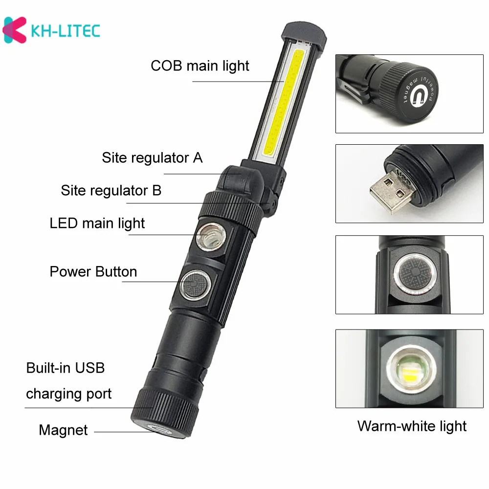 5-Mode-Portable-COB-Flashlight-Torch-USB-Rechargeable-LED-Work-Light-Magnetic-COB-Lanterna-Hanging-Hook (2)