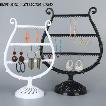 

Trendy Tree Shape Jewelry Organizer Plastic Jewelry Storage Rack Necklace Earrings Holder Display Stand Jewelry Shelf Holder