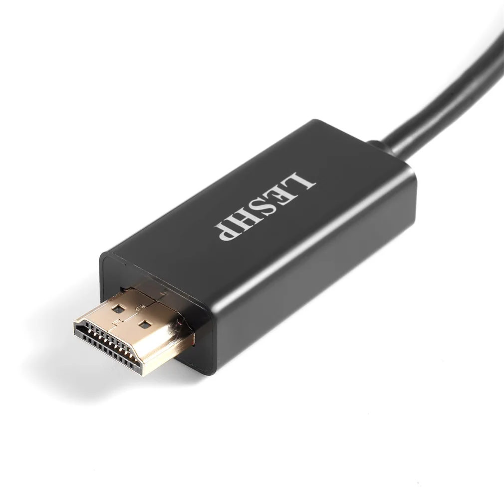 LESHP 4K кабель DP-HDMI разъем «Папа-папа» адаптер портов дисплея 1,8 метров для Macbook для камеры для ТВ Поддержка 4K