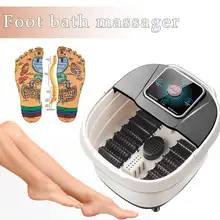 Спа-ванна для ног массажер массаж ног ванна SpaElectric нагревательный термостат пузырьковая нога Расширенный домашний педикюр машина баррель