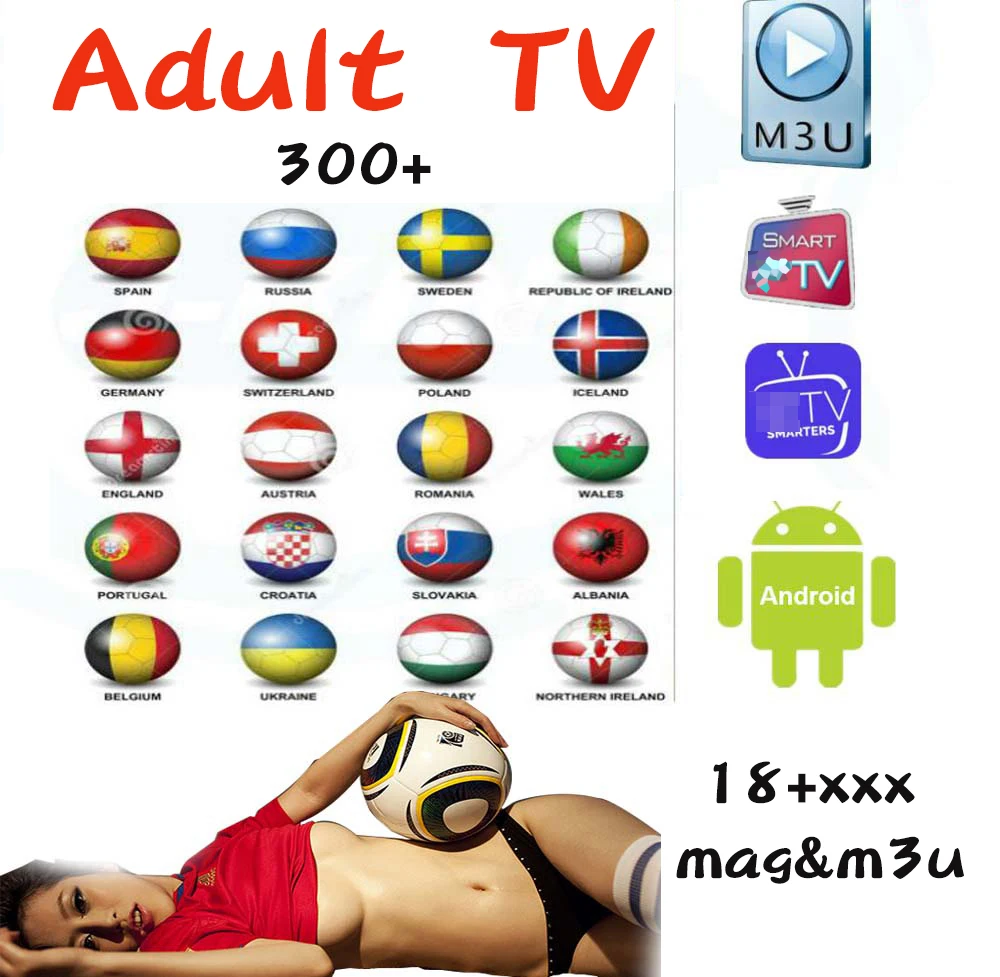 Мировая ip взрослая ХХХ ТВ только m3u Поддержка android коробка ПК телефон Смарт