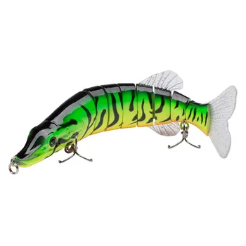 

Bassdash Multi Jointed Swimbaits Bass Fishing Lure Hard Body Soft Fins 8''2-1/2oz, 2018 New Style