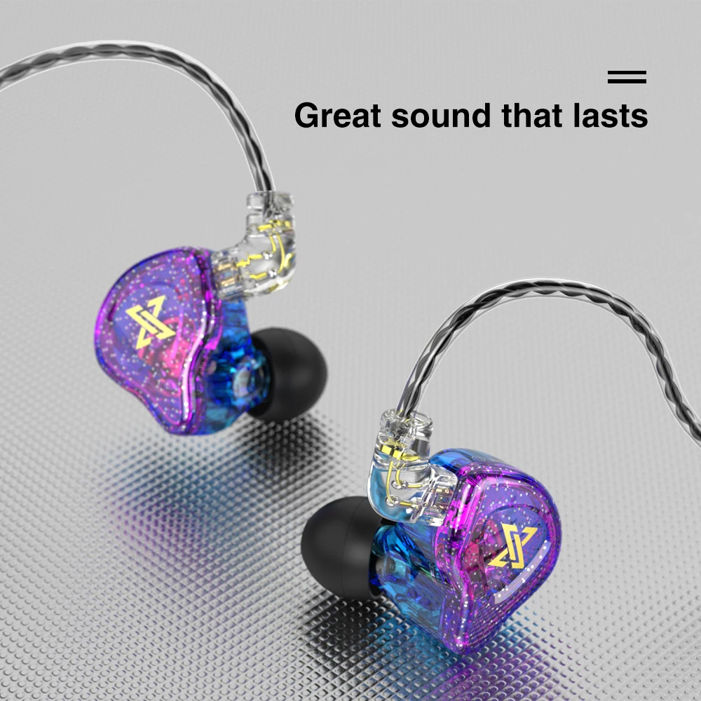 QKZ AK6 MAX Earphones Professional-grade In-Ear Monitor Dual-magnet Driver HIFI Bass Noise Cancelling Earbuds Headset