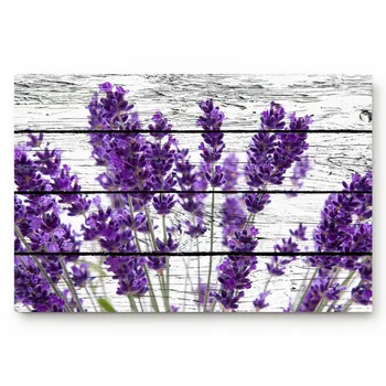 

Purple Lavender Wood Board Vintage Style Bathroom Non-slip Doormat Bathroom Accessories Living Room Kitchen Doormat