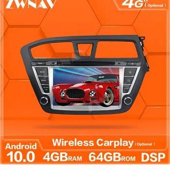 

wireless carplay Android 10 screen multimedia player For Hyundai I20 2014-2017 GPS navigation Auto Audio Radio stereo head unit