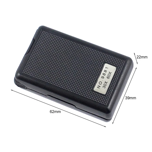 Con Luce AFUNTA Lente D'Ingrandimento Del Gioiello Con Luce A LED, 30X Lente Ingrandimento - Foto 5