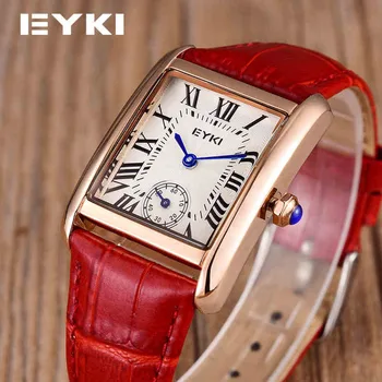 

NO.2 Girls Vintage Wristwatch Leather Trap Casual Fashion Women Watches Retro Rhinestone Roman Dial Quartz Feminino Watch
