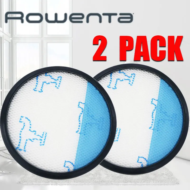 2pcs Rowenta Комплект фильтров HEPA Staubsauger Compact power RO3715 RO3759 RO3798 RO3799 Запчасти для пылесоса комплект аксессуаров - Color: 2pcs