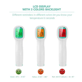 

3 Kleur Screen Afk Handheld Infrarood Thermometer Hoge Precisie Draagbare Thermometer Non-contact Infrarood Thermometer