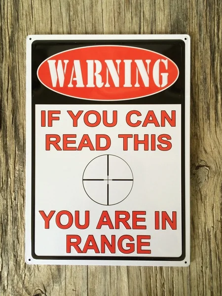 Vintage Style Tin Metal Sign Funny Warning Hunter Hunting Gift for Fathers | Дом и сад