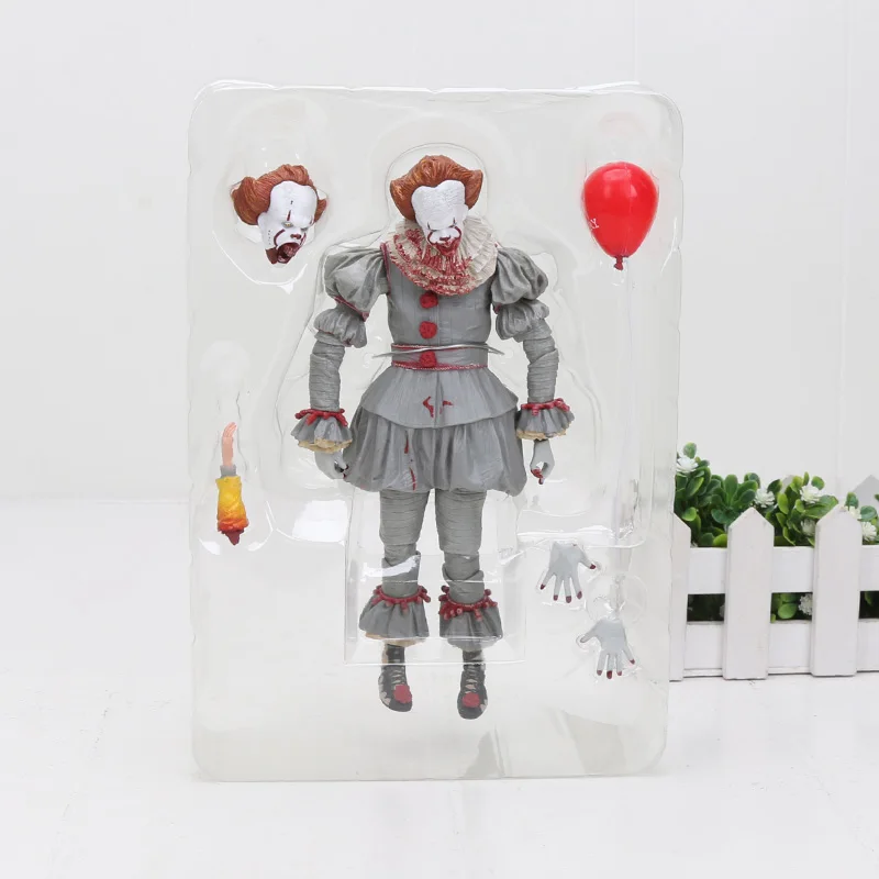 NECA Horror Stephen King's Movie It pennywise фигурка Джокер клоун Классическая канализационная сцена модель ПВХ фигурка коллекционная игрушка - Цвет: 13