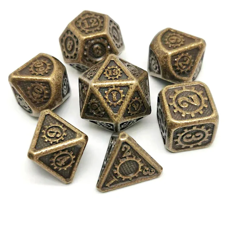 Многосторонние игральные кости для игр шрифт выхода подземей и DragonsInnovative ролевые