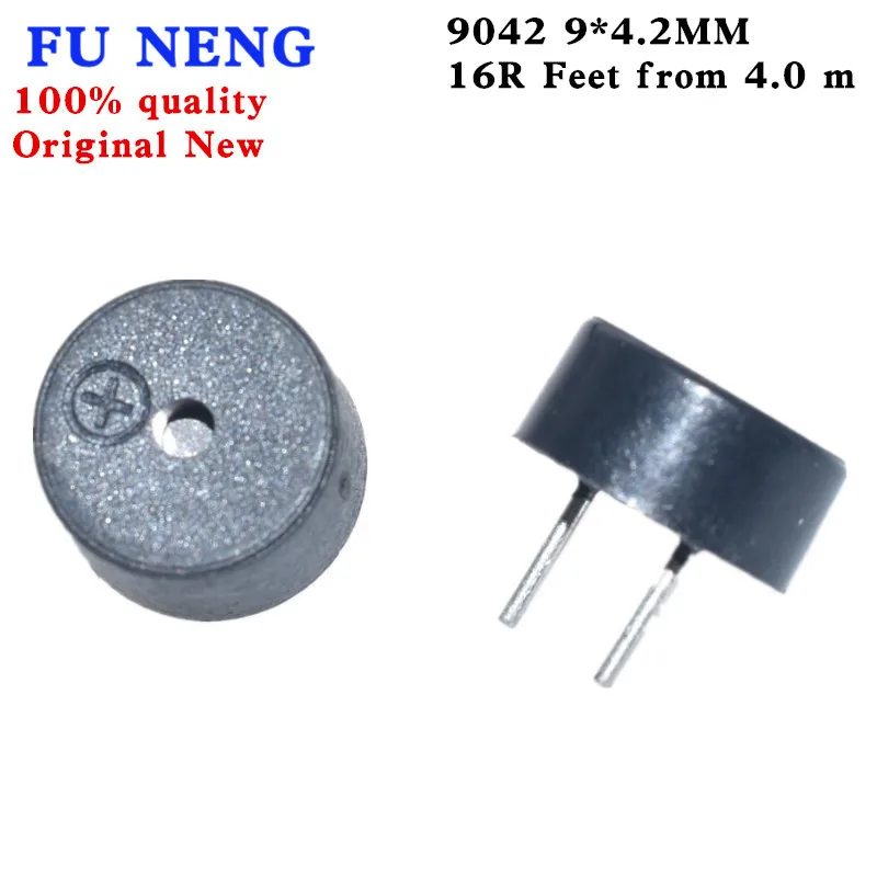 10pcs 9042 Integrated Passive Buzzer 16 ohm 16Ω AC 3V 3.3V 9*4.2mm 9x4.2mm Mini Piezo Buzzers Speaker DIY Electronic | Электронные
