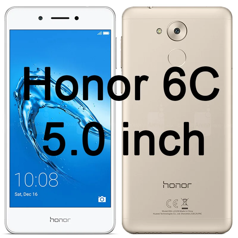 Honor 6C 2 шт.! Защитное стекло для huawei Honor 8X9 H HD закаленное стекло прозрачная Защита экрана для Honor 7X 6X 6C 5X 4X 3X 5C 4C 3C - Color: Honor 6C