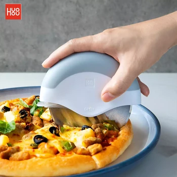 

HUOHOU Pizza Cutter Stainless Steel Pizza Wheels Knife Removable Cake Knife Mini Kitchen Baking Tools For Pizz Pies Waffles